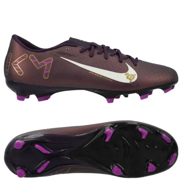 NIKE AIR ZOOM MERCURIAL VAPOR 16 ACADEMY MG MBAPPÉ PERSONAL EDITION - GRAND PURPLE/PALE IVORY